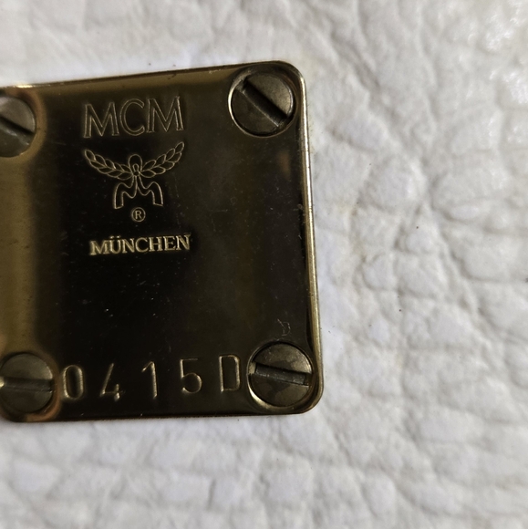 EUC MCM VICETOS LOGOGRAM HANDBAG CROSSBODY PVC LEATHER - Picture 8 of 8